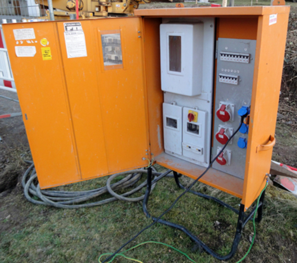 Baustromkasten bei Elektro Mayer in Flintsbach