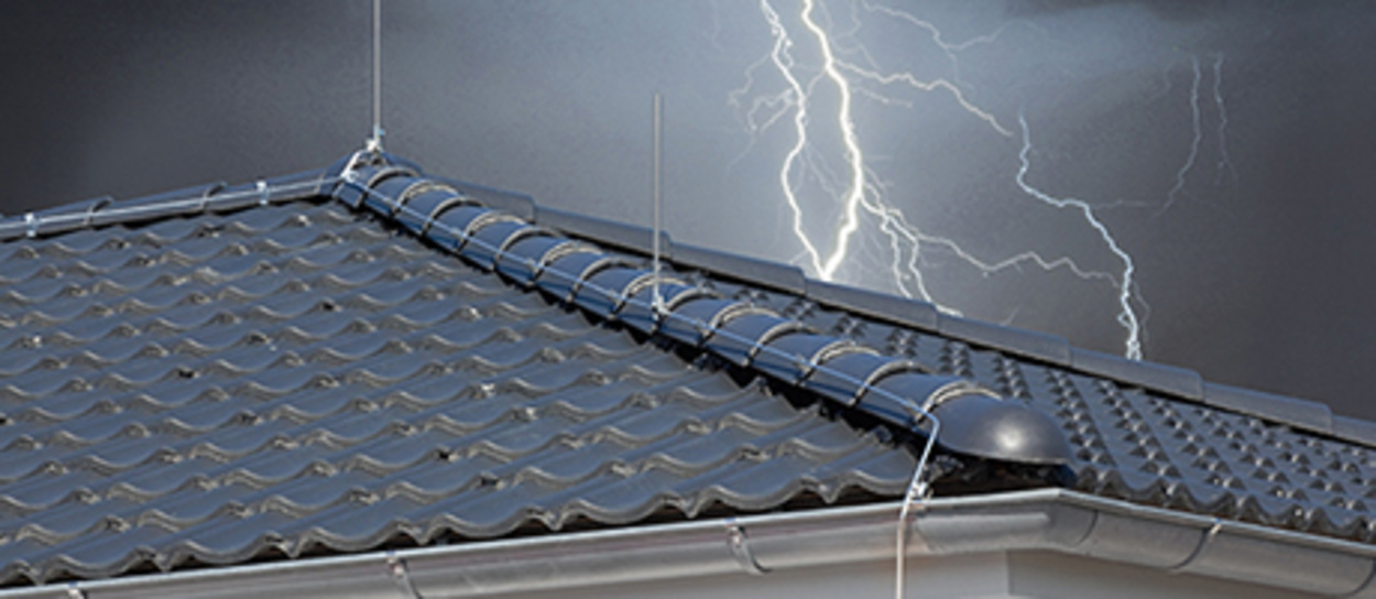 Äußerer Blitzschutz bei Elektro Mayer in Flintsbach