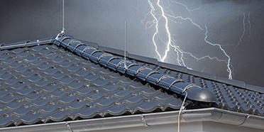 Äußerer Blitzschutz bei Elektro Mayer in Flintsbach