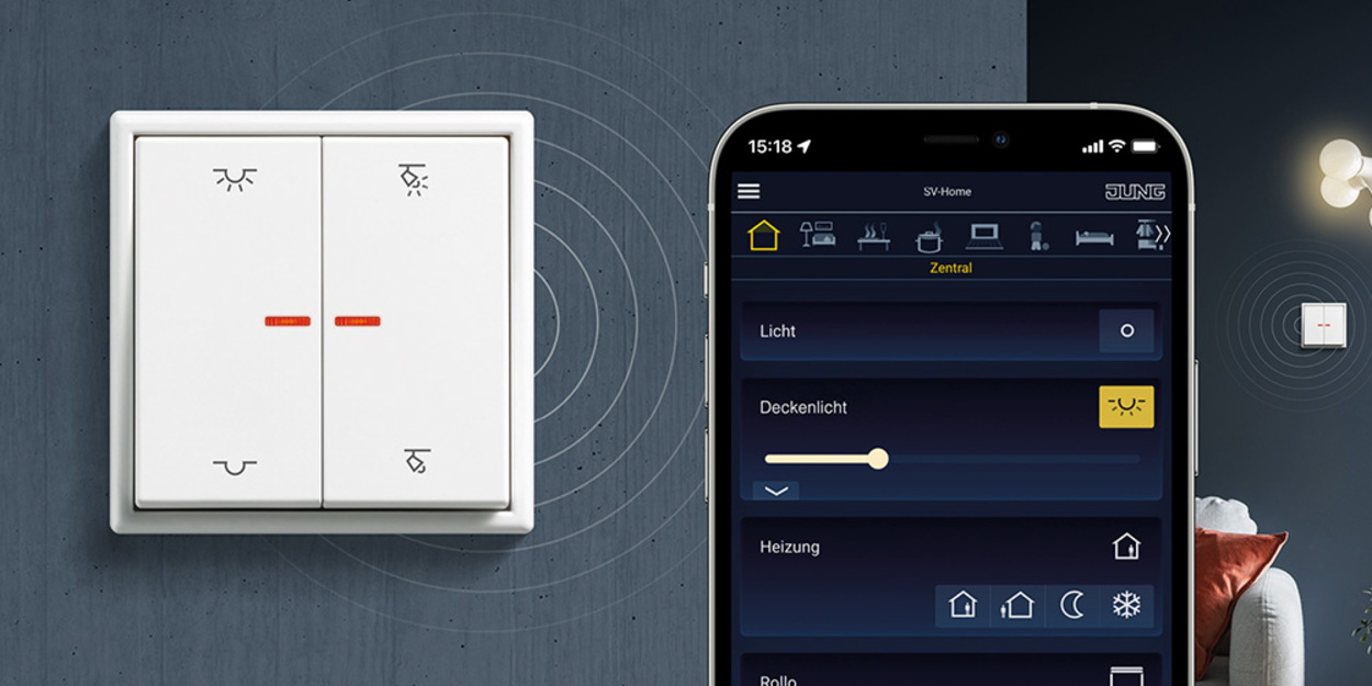 KNX RF Taster bei Elektro Mayer in Flintsbach