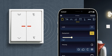 KNX RF Taster bei Elektro Mayer in Flintsbach